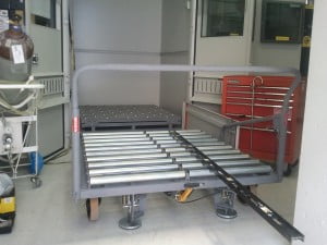 עגלה לשינוע והעברת מיכל 1000 קג 2 עגלה לשינוע והעברת מיכל 1000 קג 2