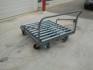 עגלה לשינוע והעברת מיכל 1000 קג 5 עגלה לשינוע והעברת מיכל 1000 קג 5