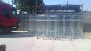 עגלות כלוב עומס מקסימלי 500 ק"ג - Roll Container C100 2 עגלות כלוב עומס מקסימלי 500 ק"ג - Roll Container C100 2