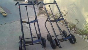 עגלות לשינוע חביות גדולות וקטנות G117 1