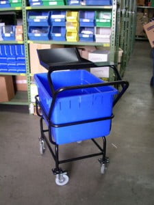 עגלות מיכל למחסנים לוגיסטים LS100 2 עגלות מיכל למחסנים לוגיסטים LS100 2