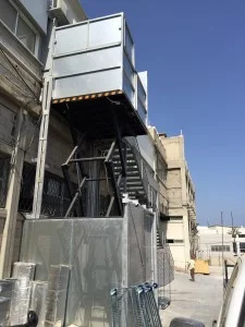 הספקת במת הרמה למשאות לגובה 7 מטר 5