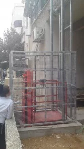 התקנת במת הרמה (מעלון) תחליף למעלית 3