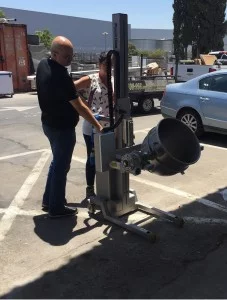 מלגזון נירוסטה כולל סיר להרמה והיפוך 6