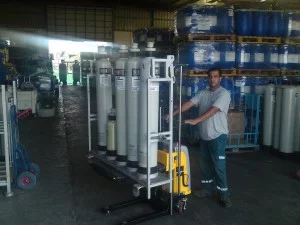 מלגזון פלטה חשמלי 400 קג 1500 - E100 2
