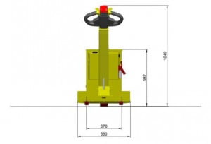 עגלה חשמלית Master Tug Range דגם MT10560 2