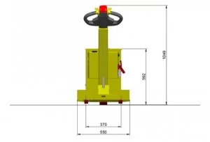 עגלה חשמלית Master Tug Range דגם MT10560 2