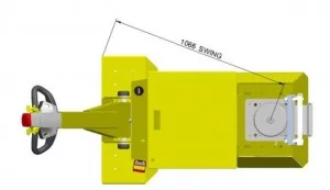 עגלה חשמלית לדחיפה ומשיכה דגם MP50-004 קג Master Tug Range 10