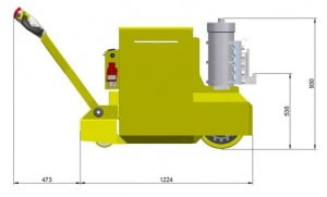 עגלה חשמלית לדחיפה ומשיכה דגם MP50-004 קג Master Tug Range 8