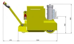 עגלה חשמלית לדחיפה ומשיכה דגם MP50-004 קג Master Tug Range 8