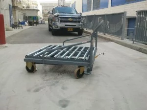 עגלה לשינוע והעברת מיכל 1000 קג 4