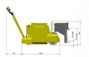 עגלות חשמליות Master Tug Range דגם MT20800 1