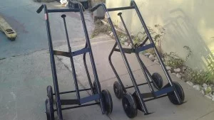 עגלות לשינוע חביות גדולות וקטנות G117 1