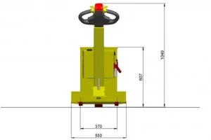 עגלת חשמלית להעברת ציוד עד 4000 קג MT5-400 2