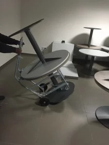 עגלת משא להרמה והובלת שולחנות עד 200 קג Z107 1