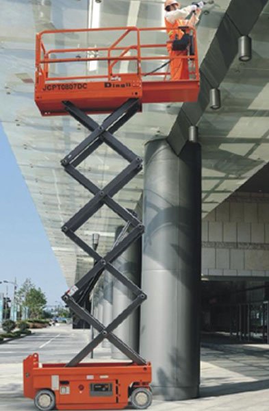 במה הרמה מספריים חשמלית לעבודה בגובה JCPT,
