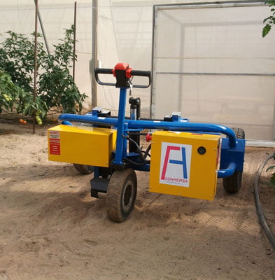 הספקת עגלת משטחים חשמלית לעבודה בקטיף