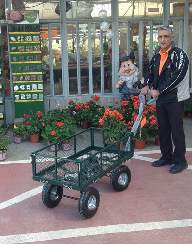 הספקת עגלת שרות למשתלה,
