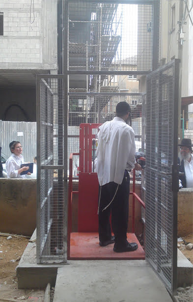 התקנתבמתהרמה(מעלון)תחליףלמעלית