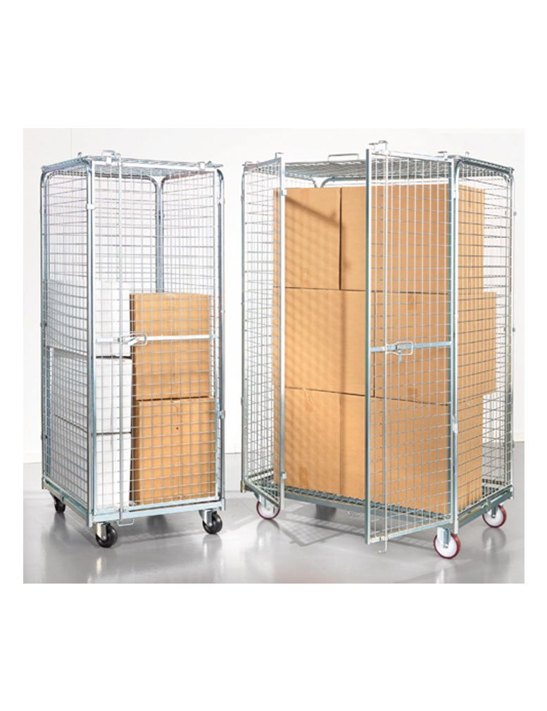 עגלות כלוב רשת מאובטח גדול Security trolley C עגלות כלוב רשת מאובטח גדול Security trolley C