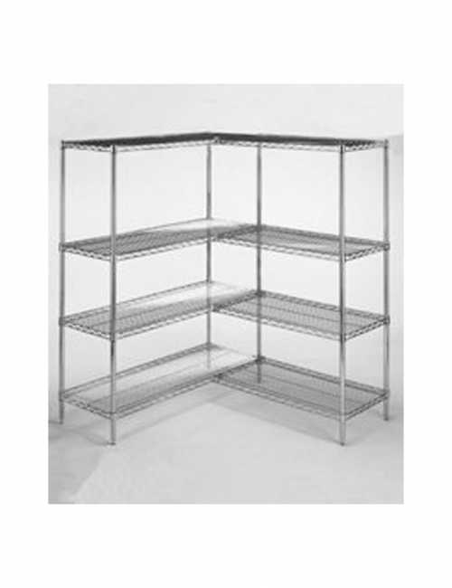 מדפי פינה ציפוי כרום ניקל T