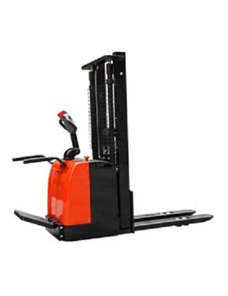 מלגזון חשמלי אדם הולך רוכב WP