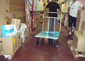 עגלת פלטפורמה גלגלי אויר