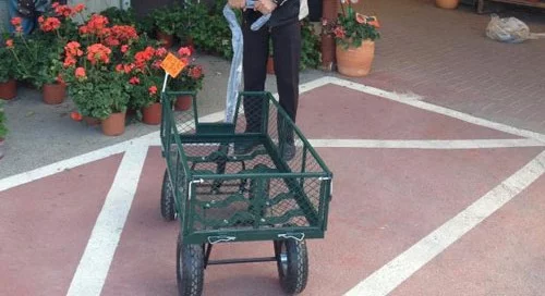 הספקת עגלת שרות למשתלה,
