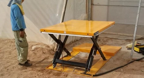 התקנת במות הרמה קיבוץ עין יהב חממות