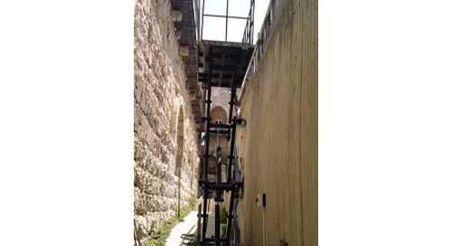 התקנת במת הרמה מוזאון מיגדל דוד ירושלים