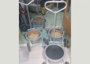 יצור עגלות להובלת מכלים קטנים לפי בקשת לקוח,
