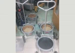 יצור עגלות להובלת מכלים קטנים לפי בקשת לקוח,