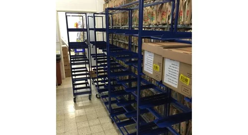נצור עגלות להובלת ואסנת תיקיות בנק ירושלים,