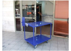 עגלות ליקוט למיפעל לעיבוד שבבים