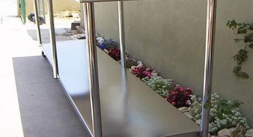 שולחנות נירוסטה לפי דרישת הלקוח AC
