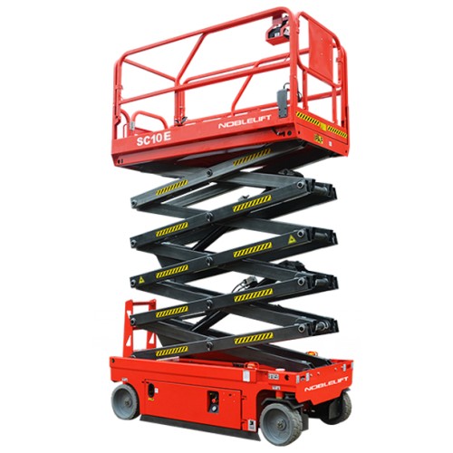 במת הרמה מספריים חשמלית 10 מטר דגם NOBLELIFT SC10E