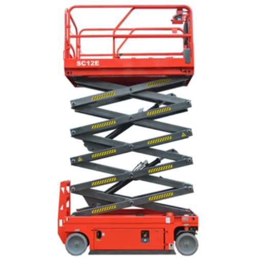 במת הרמה מספריים חשמלית 12 מטר דגם NOBLELIFT SC12E