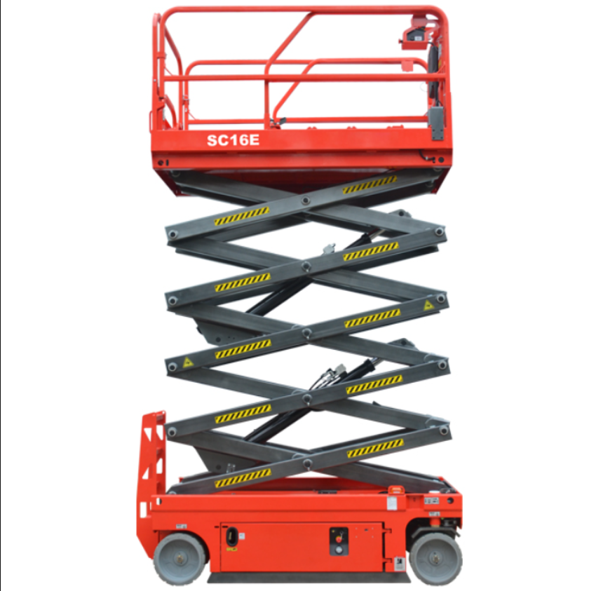 במת הרמה מספריים חשמלית 16 מטר דגם NOBLELIFT SC16E במת הרמה מספריים חשמלית 16 מטר דגם NOBLELIFT SC16E