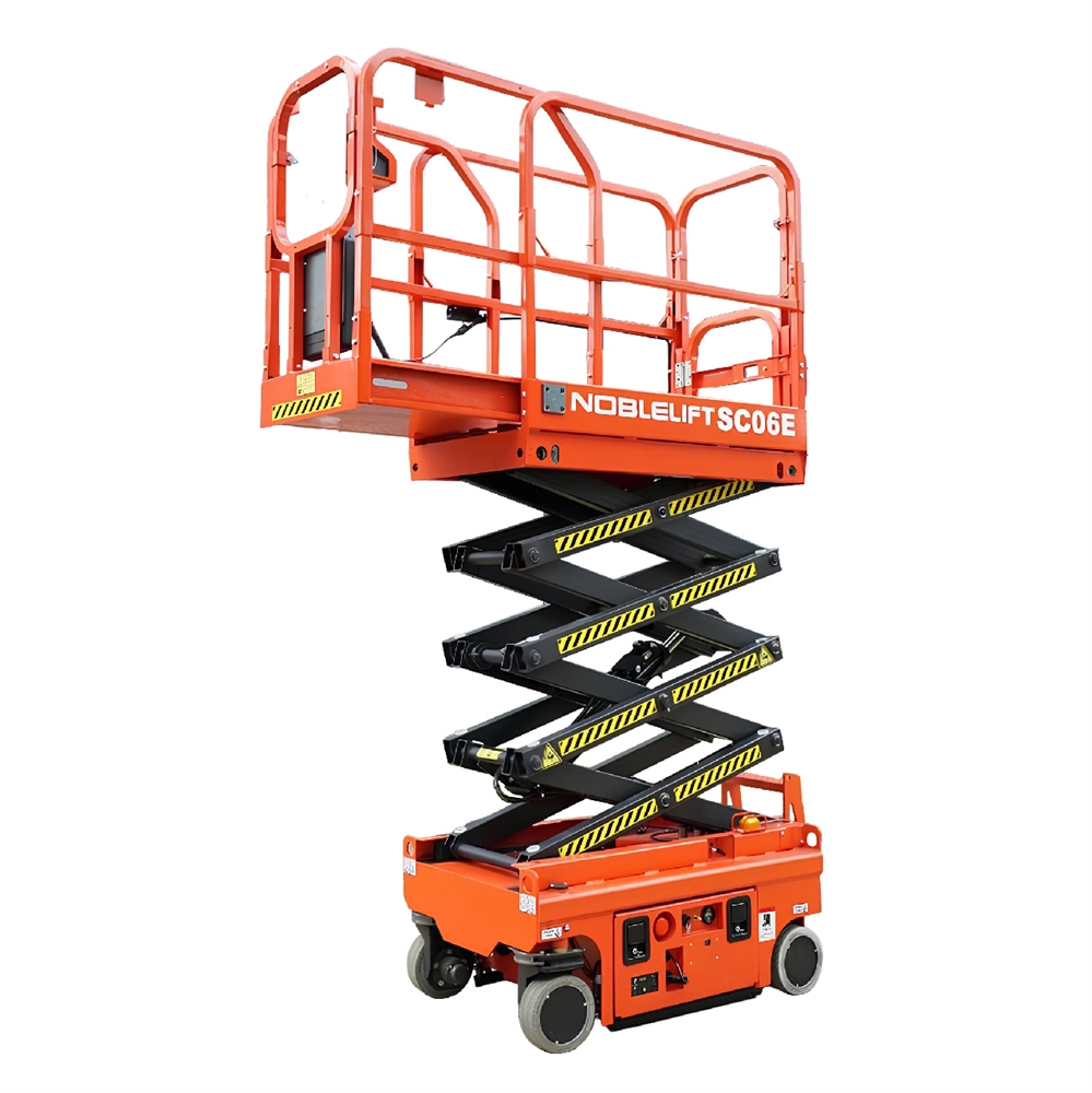 במת הרמה מספריים חשמלית קומפקטית 5.7 מטר דגם NOBLELIFT SC06E-E 1 במת הרמה מספריים חשמלית קומפקטית 5.7 מטר דגם NOBLELIFT SC06E-E – תמונה 2